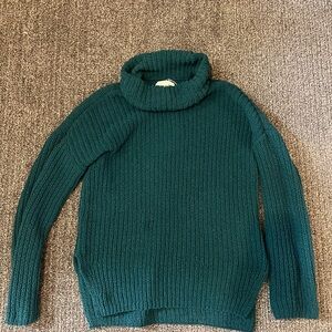 Abercrombie and Fitch Teal Turtleneck Sweater
